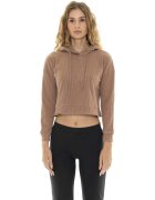 Leone 1947 Îmbracaminte Woman Rib Hoody Relaxed