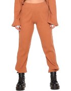 Leone 1947 Îmbracaminte Woman Rib Sweatpants Relaxed