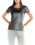 Leone 1947 Îmbracaminte Woman Short Sleeves Greyss
