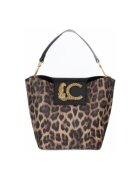 Lola Casademunt Genti Crossbody Bag With Chain Detail And Leop