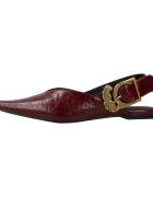 Lola Casademunt Pantofi Leopard Buckle Flat Shoe