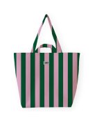Lori Barcelona Genti Bold Stripe Bag - Pink/Green
