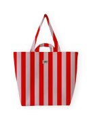 Lori Barcelona Genti Bold Stripe Bag - Pink/Red