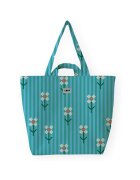 Lori Barcelona Genti Stripe Bloom - Blue Flowers