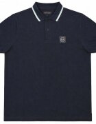 Marshall Artist Îmbracaminte Tipped Polo Shirt Navy