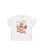 Mayoral Îmbracaminte 1064 camiseta Blanco