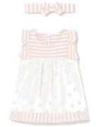 Mayoral Îmbracaminte 1802 VESTIDO COMBINADO PUNTO Rosa