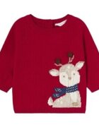 Mayoral Îmbracaminte 2306 Jersey motivo jacquard recién nacido Rojo