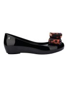 Melissa Pantofi Ultragirl Classic Bow - Black/Tortoise Sheel