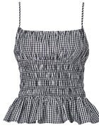 MICHAEL Michael Kors Îmbracaminte GINGHAM SMOCK TOP