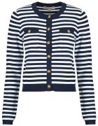 MICHAEL Michael Kors Îmbracaminte STRIPE SNAP CARDI JKT