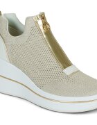 MICHAEL Michael Kors Pantofi EMMY WEDGE ZIP SLIP ON