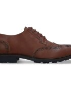 Nae Vegan Shoes Pantofi Men's Vegan Brogue Derby Shoes Gael Brown