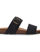 Nae Vegan Shoes Pantofi Vegan Sandals with Recycled Tyre Sole Rawa Black