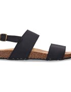 Nae Vegan Shoes Pantofi Vegan Sandals with Recycled Tyre Sole Savai Black