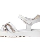 NeroGiardini Pantofi Barolo T.Brill Platino 6074 T.Glitter Gr.910/514 T