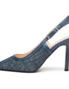 NeroGiardini Pantofi T.Lino Lurex 06 Avio Nettuno Oceano Tpu Sia