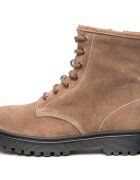NeroGiardini Pantofi Velour T.Brill Platino 6074 T.Bert Dis.625 Caffe T