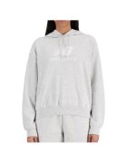 New Balance Îmbracaminte Sweat à capuche 100% coton gris