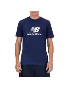 New Balance Îmbracaminte T-shirt L coton bleu
