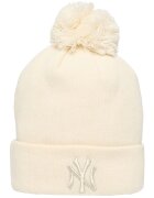 New Era Accesorii textile Wmns Metallic Bobble Beanie New York Yankees Hat