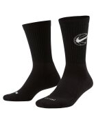 Nike Lenjerie intimă Chaussettes everyday crew noir/blanc