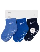 Nike Lenjerie intimă Chaussettes gripper s quarter bleu 3 paires