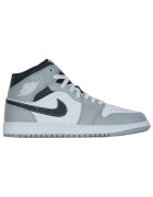 Nike Pantofi Baskets 1 mid light smoke grey anthracite cuir