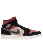 Nike Pantofi Baskets Air Jordan 1 Mid Canyon Rust cuir de haute qualité