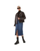 Noisy May Îmbracaminte Noos Kath Midi Skirt - Medium Blue Denim