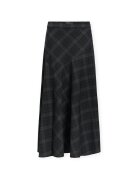 Object Îmbracaminte Diena Long Skirt - Black/Gun Metal