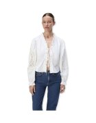 Object Îmbracaminte Noos Top Brodera L/S - White Sand