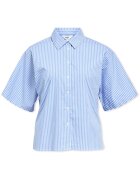 Object Îmbracaminte Tutta Shirt - Cornflower Blue/White