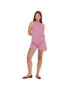 Only Îmbracaminte Maye Check Shorts - Salsa/White