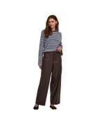 Only Îmbracaminte Neli Faux Barrel Trousers - Chocolate Torte
