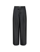 Only Îmbracaminte Nisa Life Trousers - Dark Grey Melange