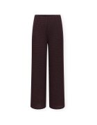Only Îmbracaminte Noos Ilse Trousers - Deep Mahogany