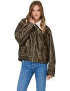 Only Îmbracaminte Onlingrid Faux Leather Washed Bomber Otw 15373704