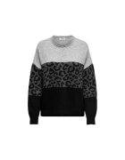 Only Îmbracaminte Pull motif léopard col rond