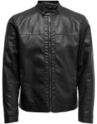 Only & Sons Îmbracaminte MIKE PU RACER JACKET OTW 22012339