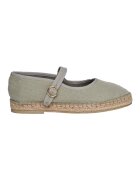 Paez Pantofi Mary Jane Raw W - Linen Laurel Green