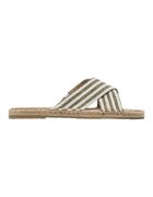 Paez Pantofi Sandals Crossed W - Lurex Ecru