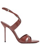 Paris Texas Pantofi Sandales cuir verni rose désert