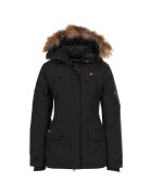 Peak Mountain Îmbracaminte Parka de ski avec vraie fourrure femme AKADOZ