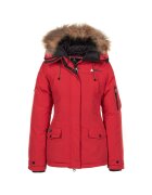 Peak Mountain Îmbracaminte Parka de ski avec vraie fourrure femme AKADOZ