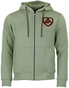 Peak Mountain Îmbracaminte SWEAT MOLLETON ZIPPE A CAPUCHE CAWANE HOMME