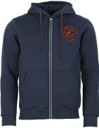 Peak Mountain Îmbracaminte SWEAT MOLLETON ZIPPE A CAPUCHE CAWANE HOMME