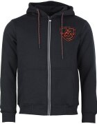 Peak Mountain Îmbracaminte SWEAT MOLLETON ZIPPE A CAPUCHE CAWANE HOMME