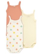 Petit Bateau Îmbracaminte 3 BODIES A BRETELLES