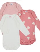 Petit Bateau Îmbracaminte BODY US ML COEUR PACK X3